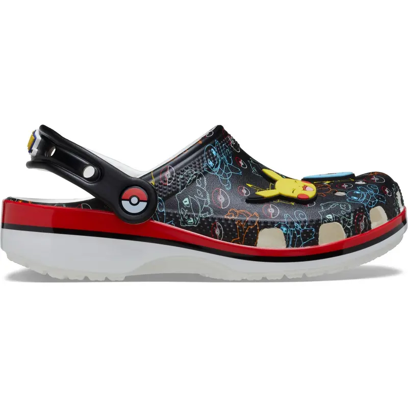 Crocs Multi Pokemon Print Classic Clog 3
