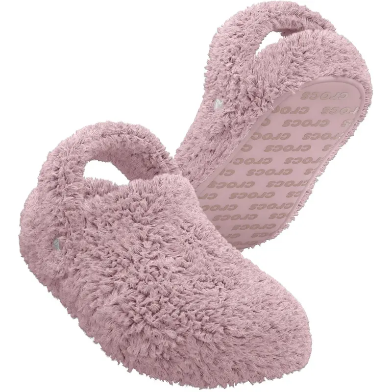 Crocs Pink Milk Classic Cozzzy Slipper 5