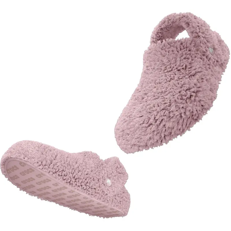 Crocs Pink Milk Classic Cozzzy Slipper 6