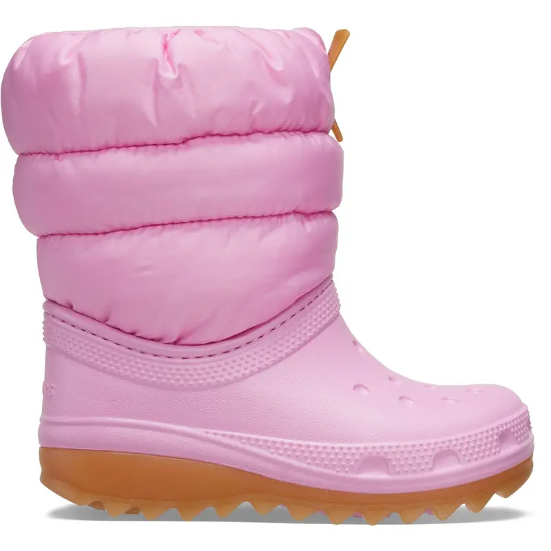 Crocs Pink Tweed/Gum Classic Neo Puff Støvle 3