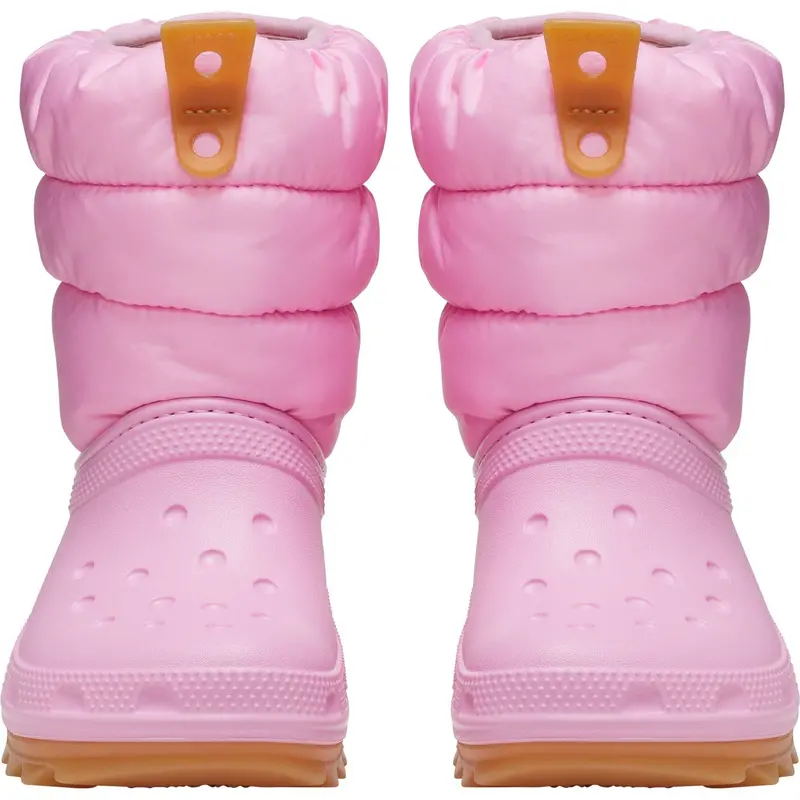 Crocs Pink Tweed/Gum Classic Neo Puff Støvle 4