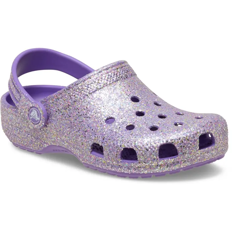 Crocs Purple Classic Fantasy Glitter Clog K Ppl 4