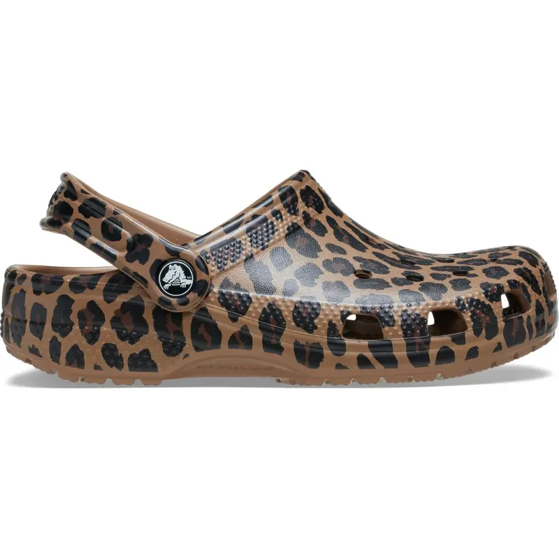 Crocs Sepia/Leopard Classic Animal Clog 3
