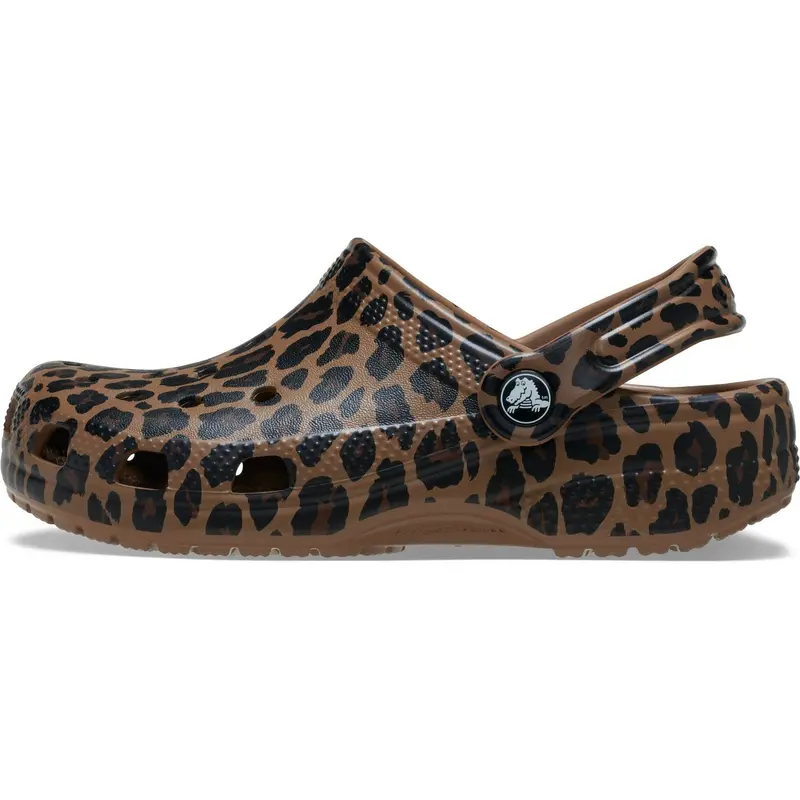 Crocs Sepia/Leopard Classic Animal Clog 4