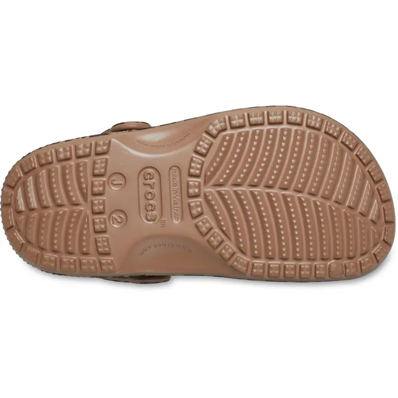 Crocs Sepia/Leopard Classic Animal Clog 7
