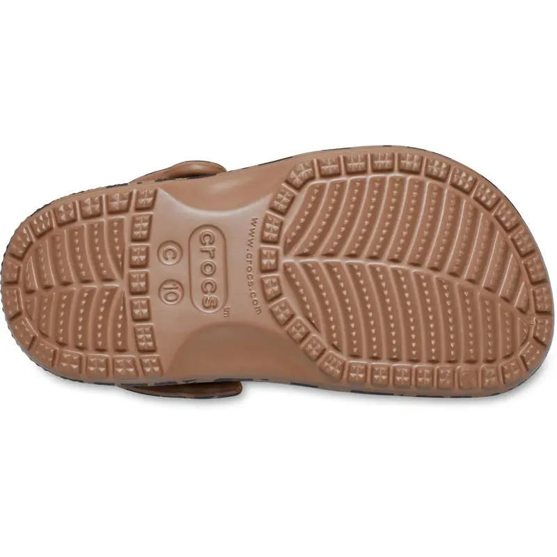Crocs Sepia/Leopard Classic Animal Clog 7