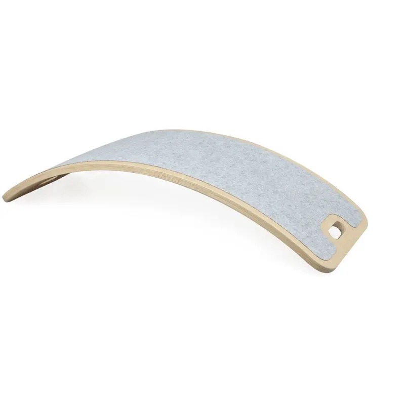 Curve Lab Balancebræt Light Grey Perfect Arc Felt 1