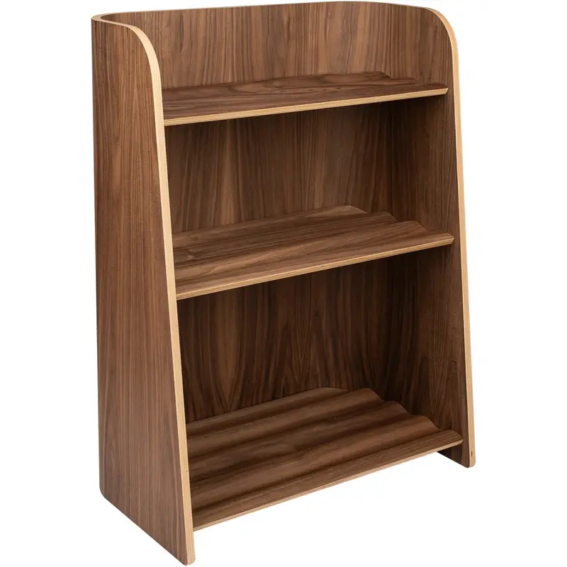 Curve Lab Walnut Curvy Bogreol 1