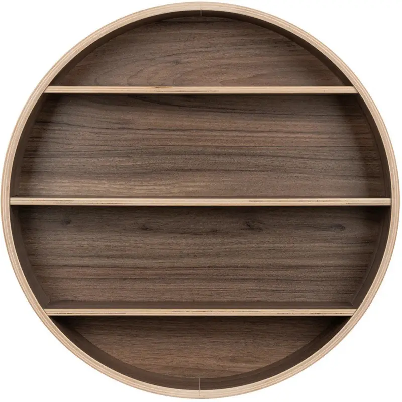 Curve Lab Walnut Round Hylde 1