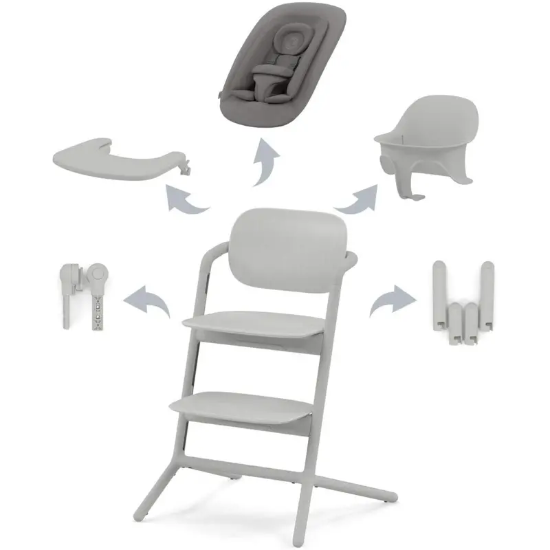 Cybex Suede Grey Lemo 4In1 Sæt 1