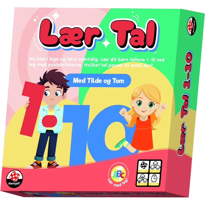 Danspil Lær Tal 1-10 1