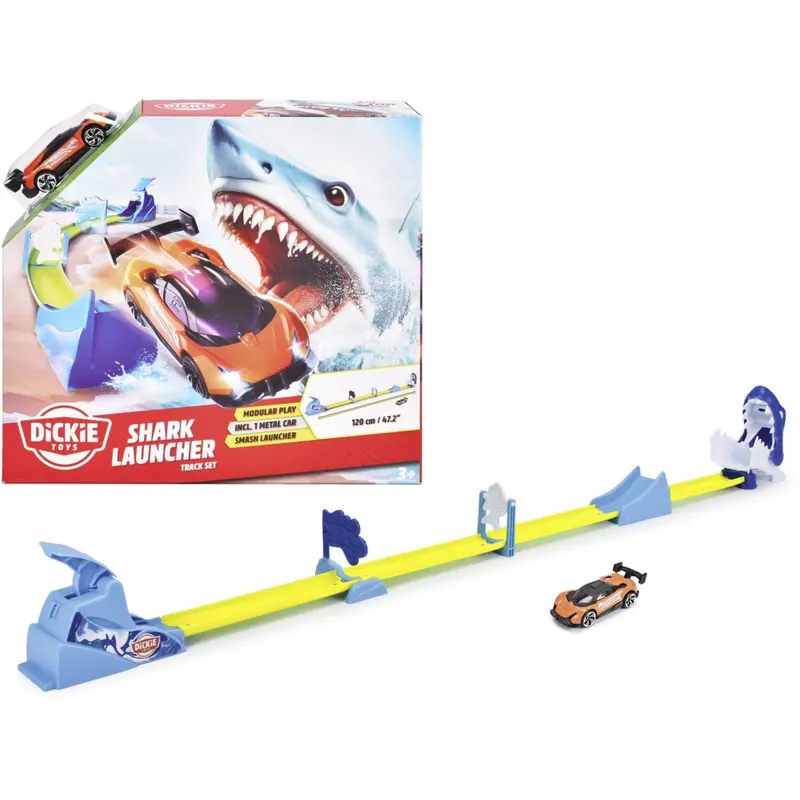 Dickie Toys Shark Launcher Track Set 1