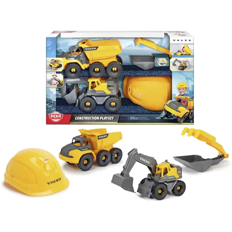 Dickie Toys Volvo Construction Playset 1