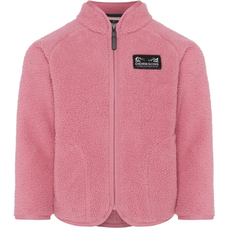 Didriksons Heather Pink Gibbs Kids Fullzip 2 1