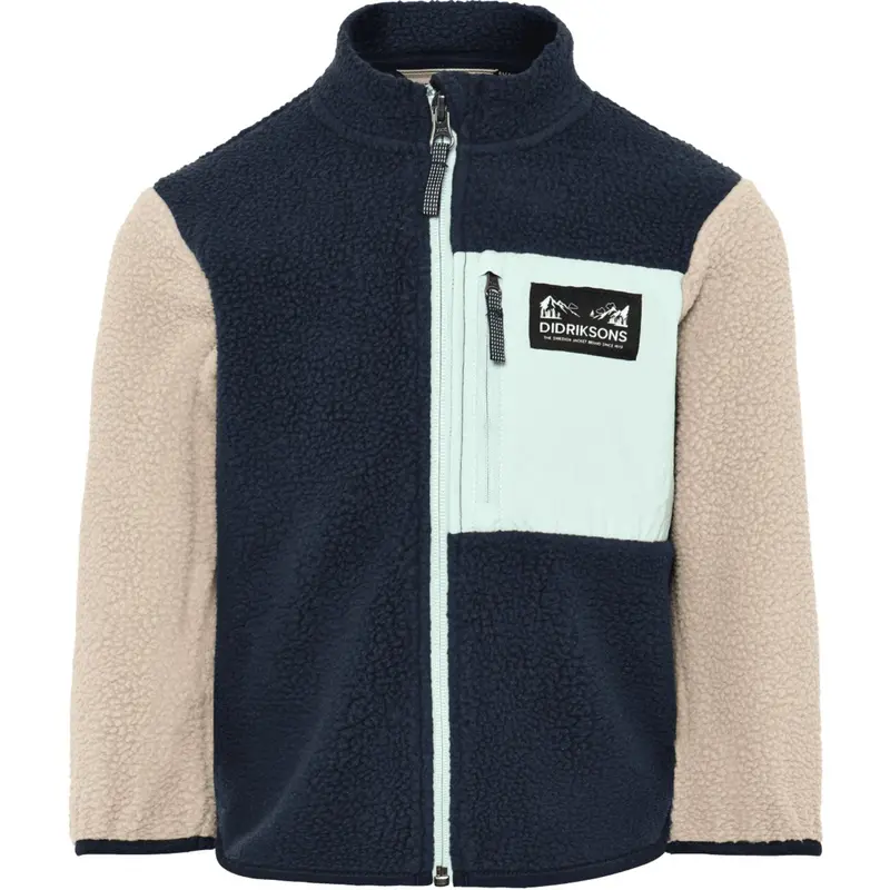 Didriksons Ocean Mint Anten Kids Fullzip 1