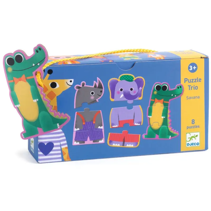 Djeco Puzzle Trio, Junglen 1