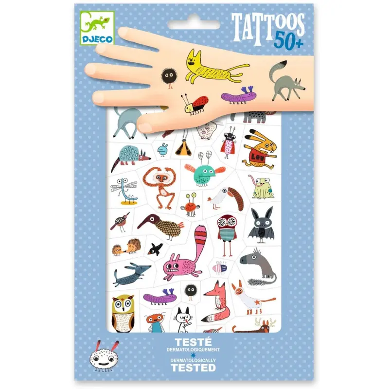 Djeco Tattoos Små Væsner 1