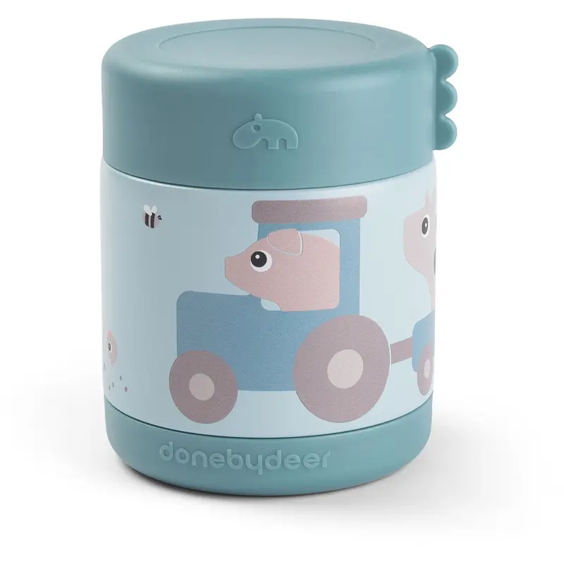 Donebydeer Blue Termo Madbeholder Tiny Farm 300 Ml 1