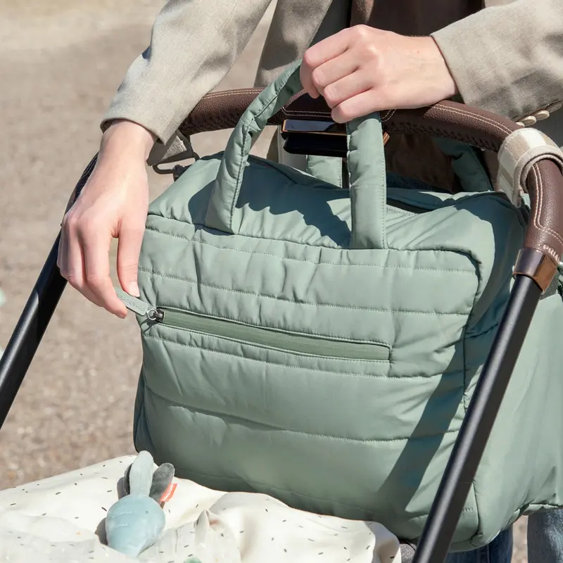 Donebydeer Green Quiltet Pusletaske 2