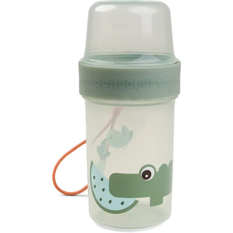 Donebydeer Green To Go 2-Way Snackbøtte L Croco 1