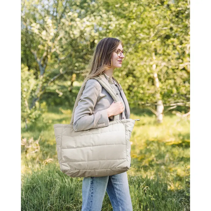 Donebydeer Sand Quiltet Pusle Tote Bag 2