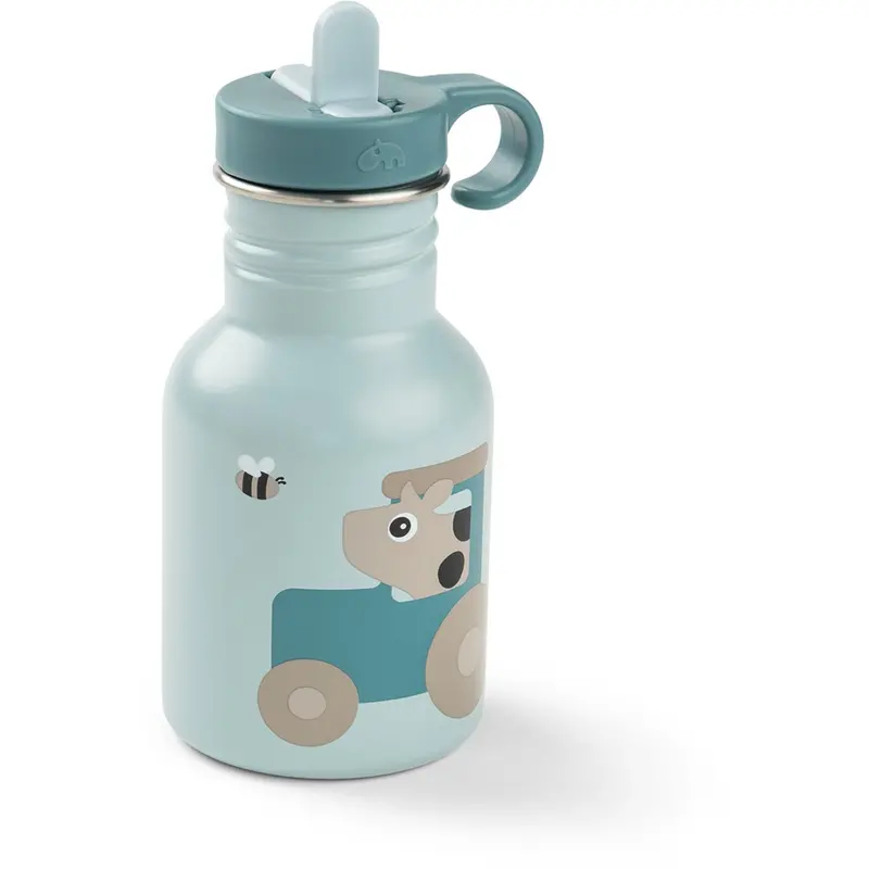 Donebydeer Tiny Farm Blue Flaske Rustfrit Stål 350 Ml 1