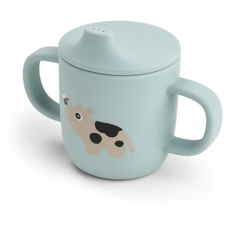 Donebydeer Tiny Farm Blue Silikone Tudkop 2 Håndtag 1