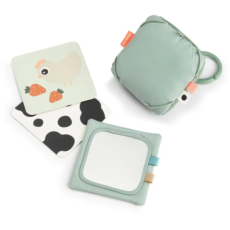 Donebydeer Tiny Farm Green Baby Kontrastkortholder 1