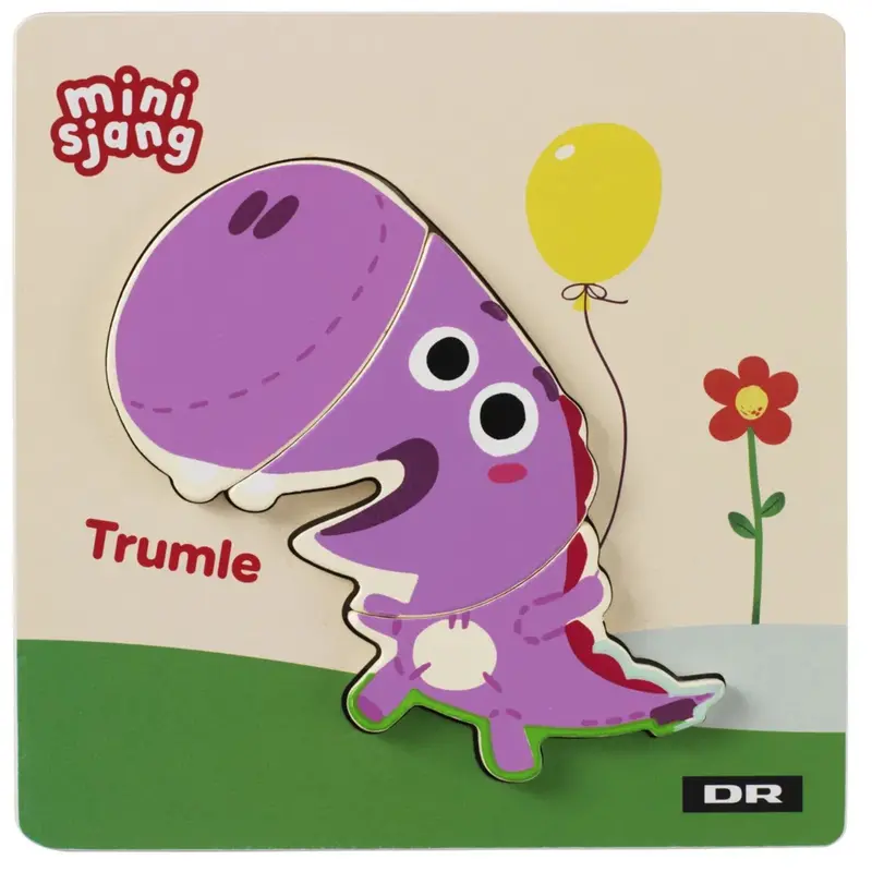 Dr Træpuslespil, 3 Brikker, Trumle 1