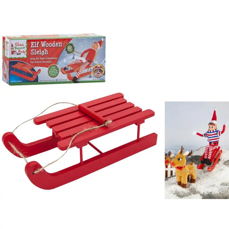 Elves Behavin' Badley Elf Træ Slæde 1