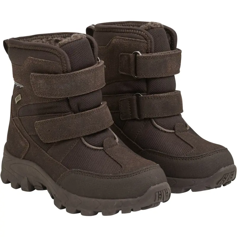 En Fant Chocolate Brown Støvler Velcro Tex 1