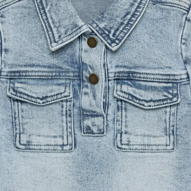 En Fant Light Blue Denim Kjole Denim 2