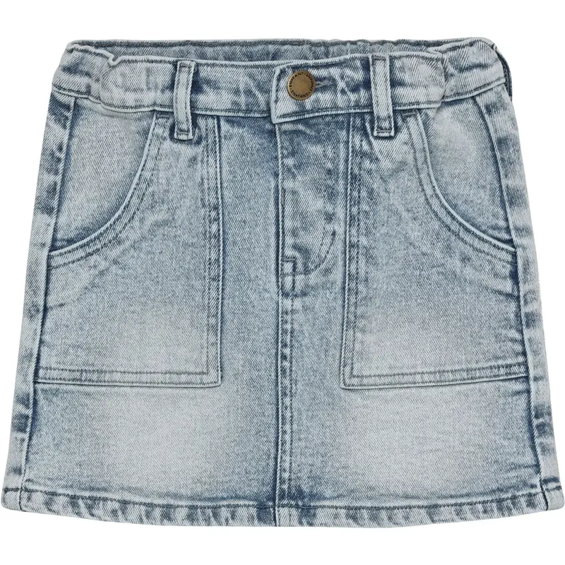 En Fant Light Blue Denim Nederdel Denim 1