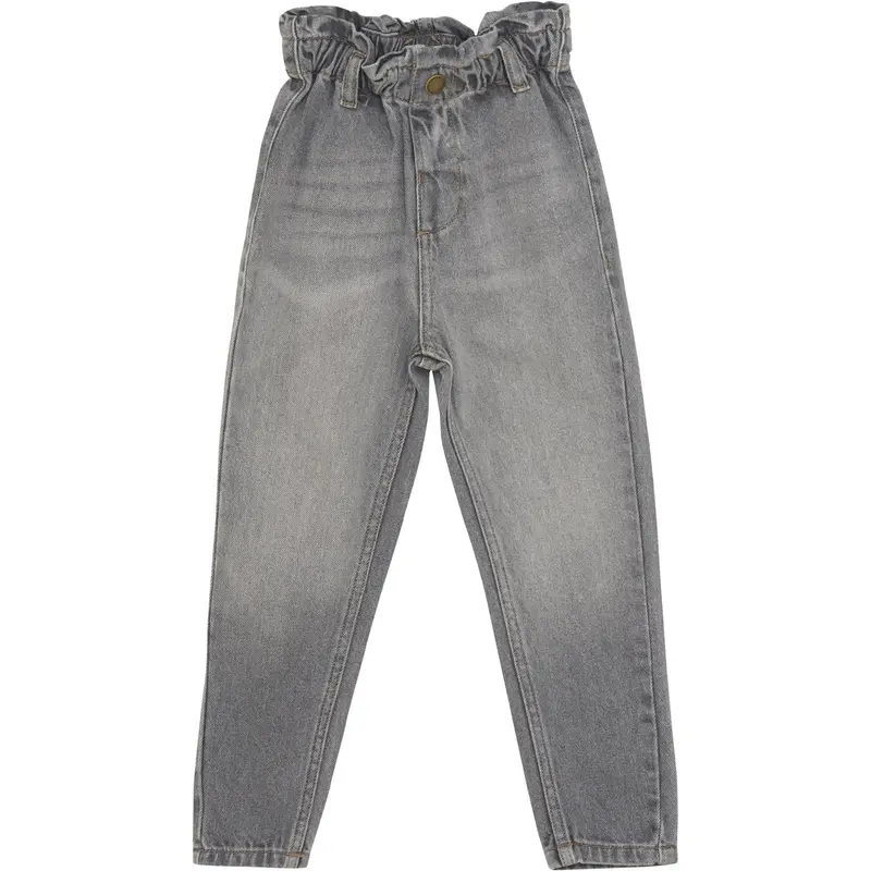 En Fant Light Grey Denim Jeans Mom Fit Denim 1
