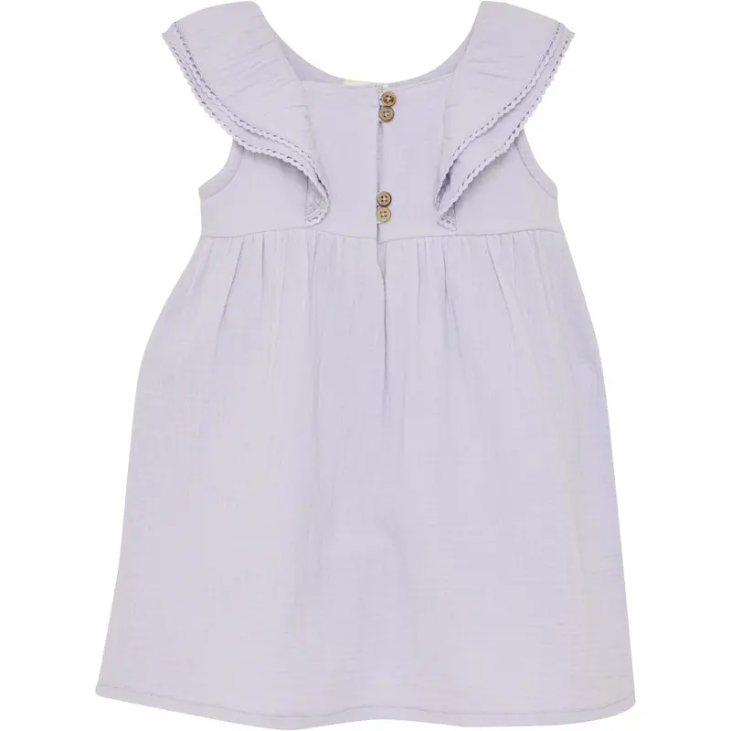 En Fant Purple Heather Kjole Ss Muslin 1
