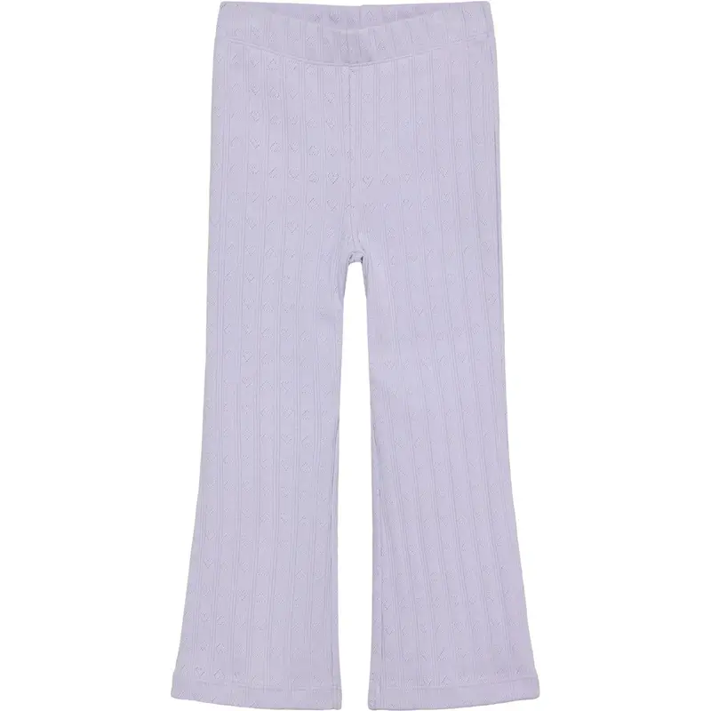En Fant Purple Heather Leggings Pointelle 1
