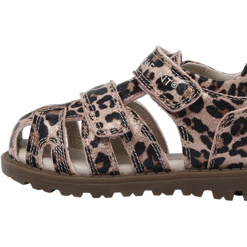 En Fant Sepia Rose Sandal Velcro 2