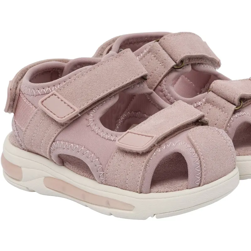 En Fant Sepia Rose Sandal Velcro Light Closed Toe 1