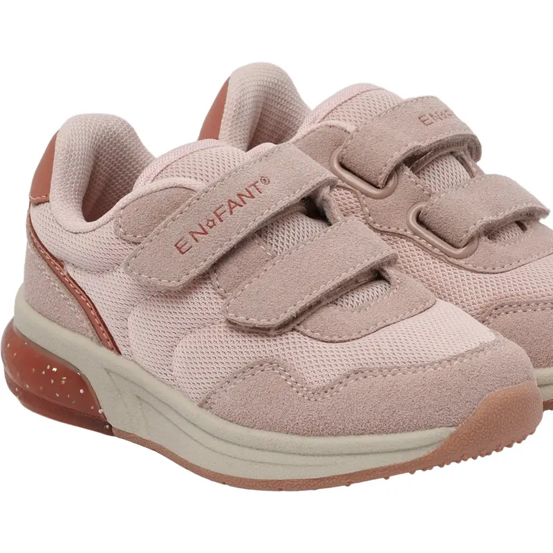 En Fant Sepia Rose Sneakers Velcro M/ Light 1