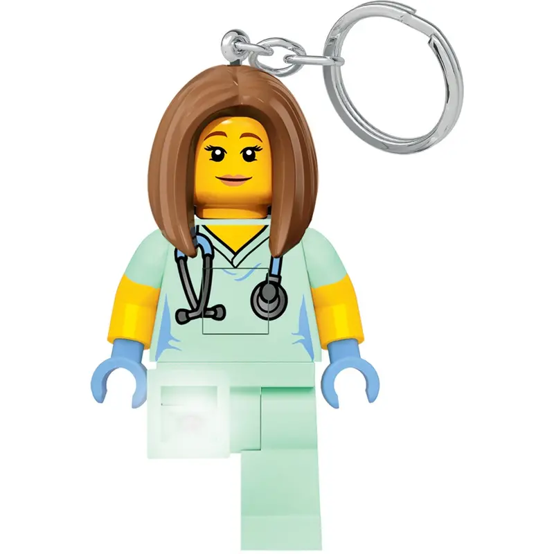 Euromic Lego® Classic Sygeplejerske Nøglering Med Led Lys 1