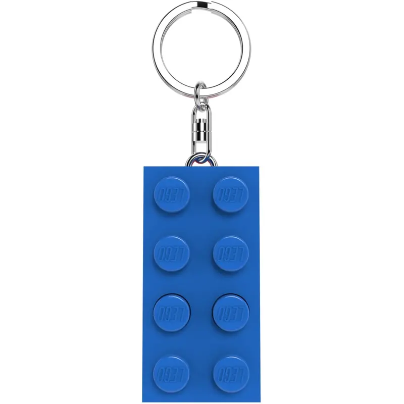Euromic Lego® Minifigurines™ Nøglering Med Lys 2X4 Brick Blue 1
