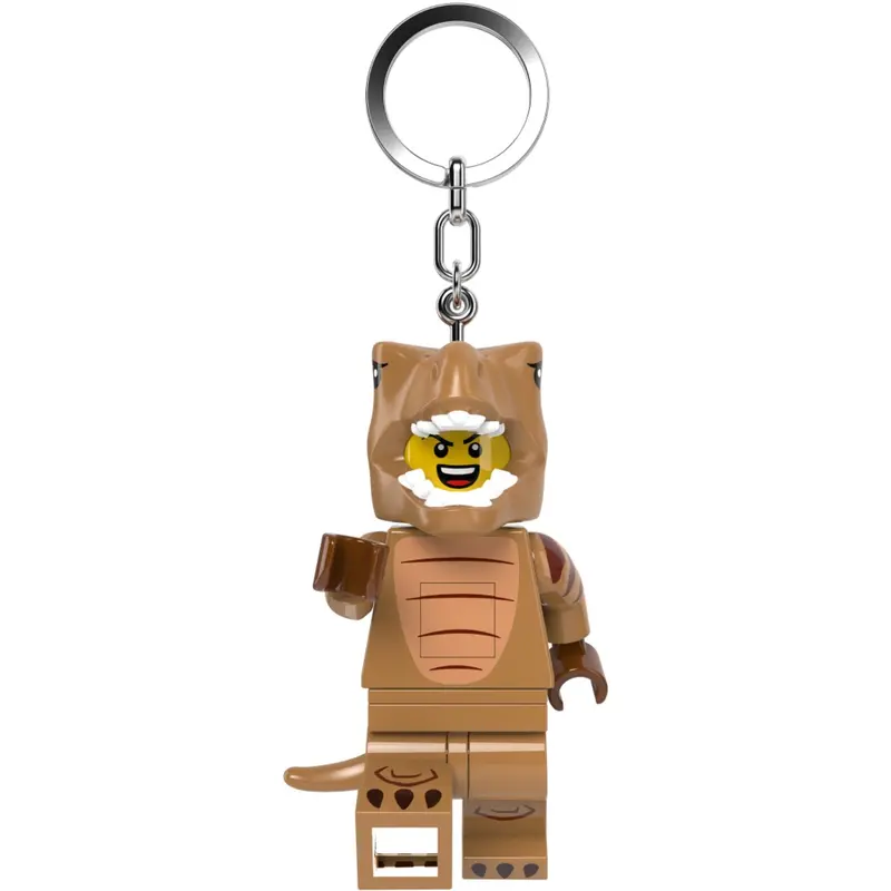 Euromic Lego® Minifigurines™ Nøglering Med Lys T-Rex Costume Fan 1