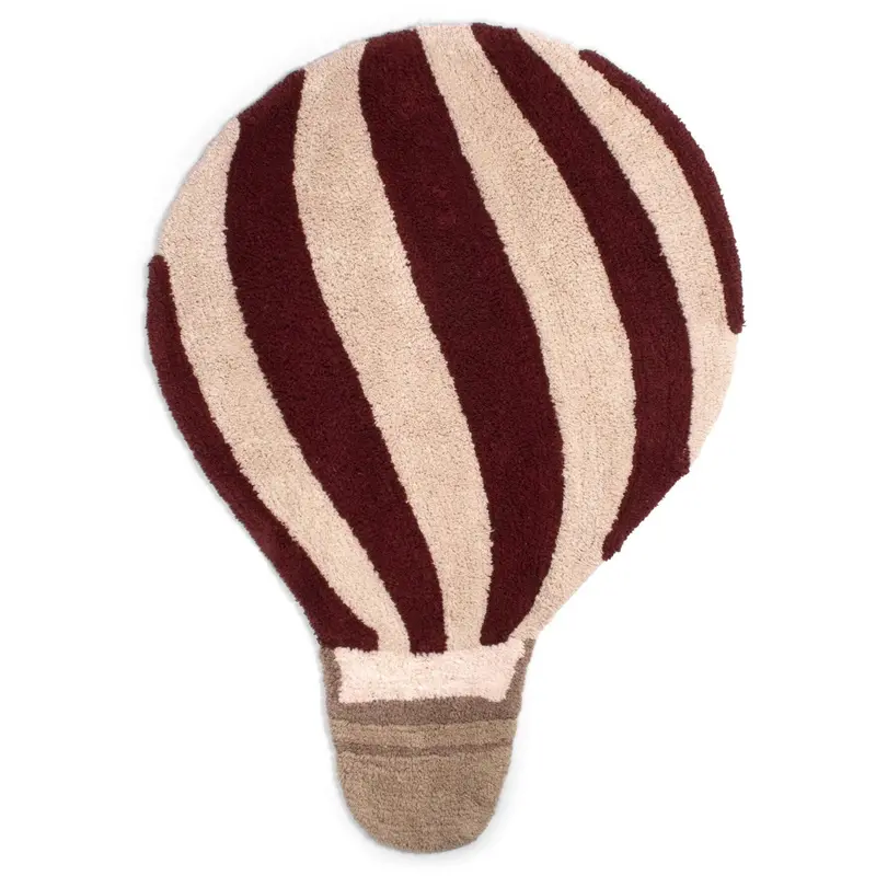 Filibabba Deeply Red Tufted Tæppe Air Balloon 1