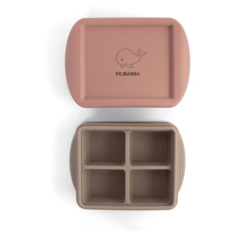 Filibabba Rose Mix Baby Food Fryserbakke 4X65 Ml 2-Pak 1