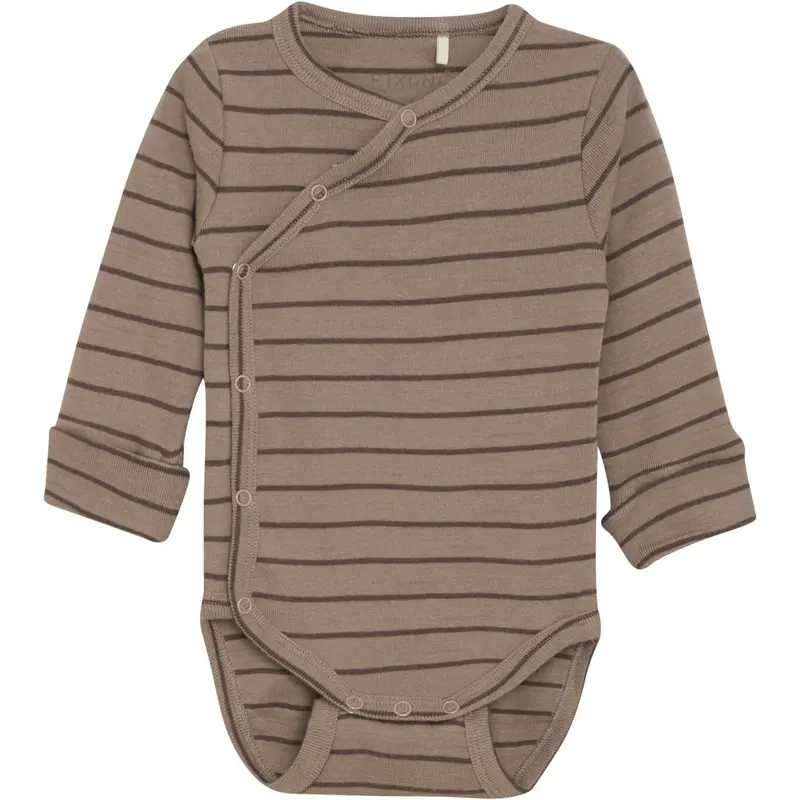 Fixoni Mocha Meringue Slå-Om Body Ls Rib 1