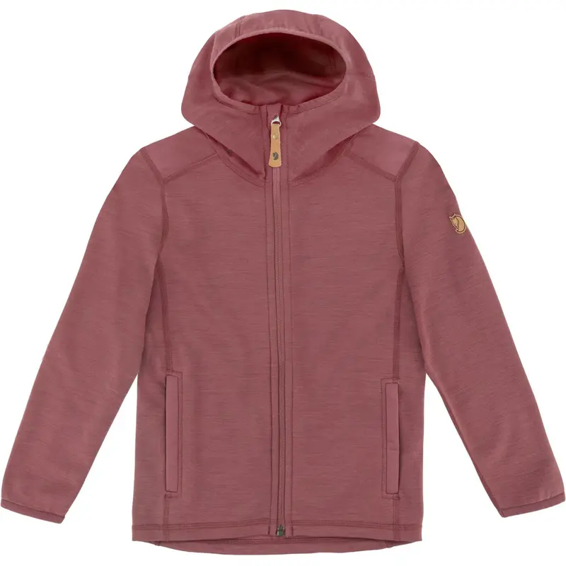 Fjällräven Mesa Purple Kids Keb Fleece Hættetrøje 1