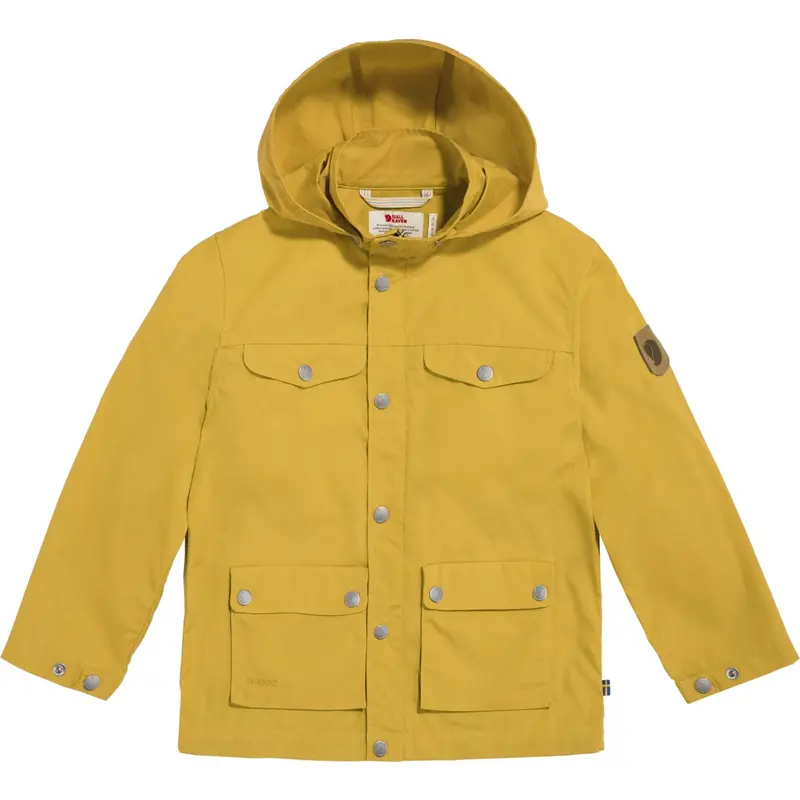 Fjällräven Mustard Yellow Kids Greenland Jakke 1