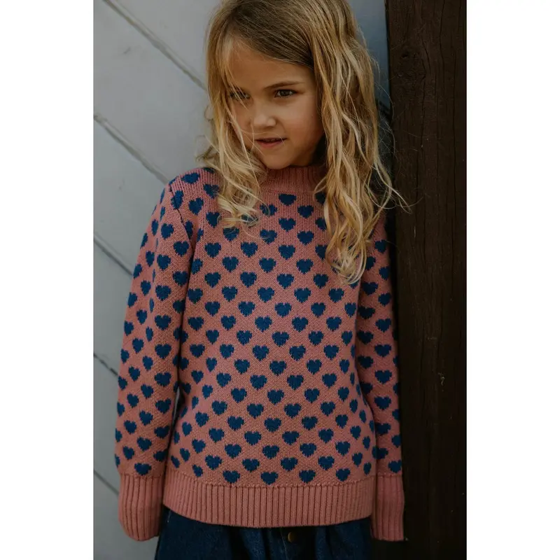 Fliink Ash Rose Janie Heart Pullover 2