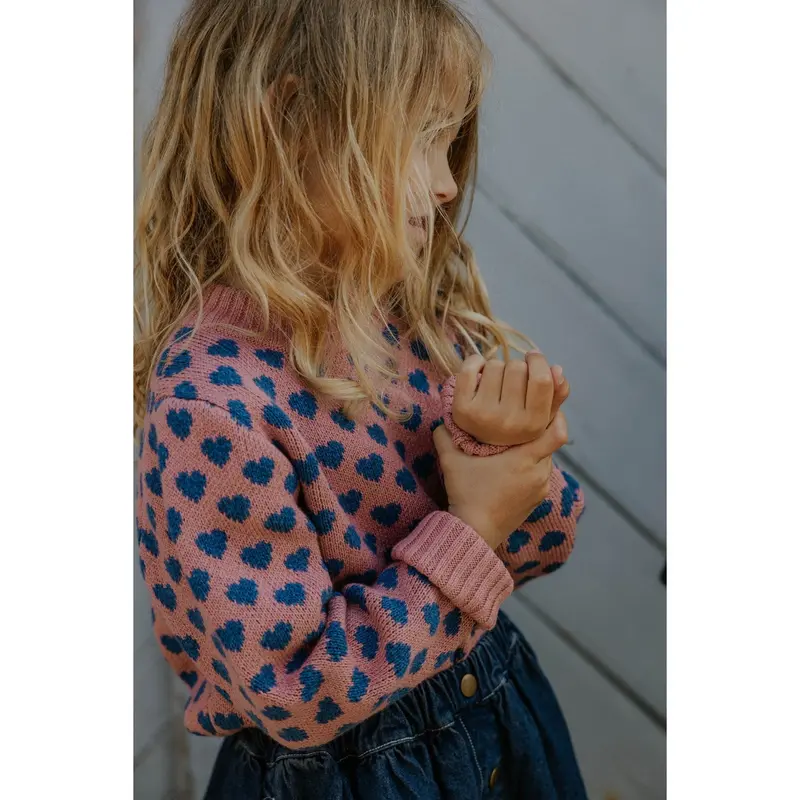 Fliink Ash Rose Janie Heart Pullover 4