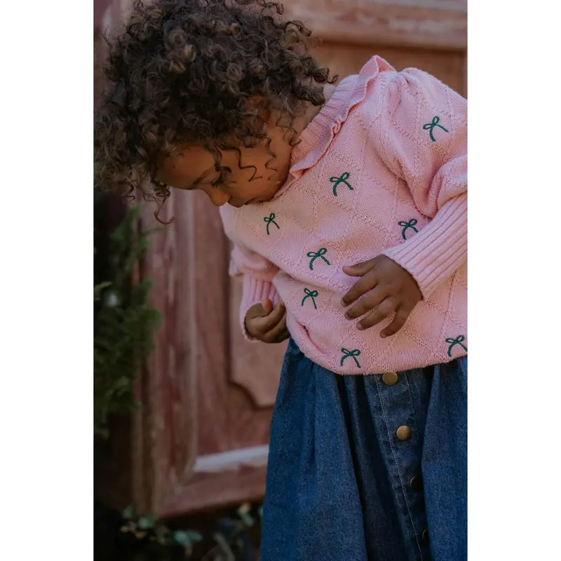 Fliink Candy Pink Lucie Sløjfe Pullover 3